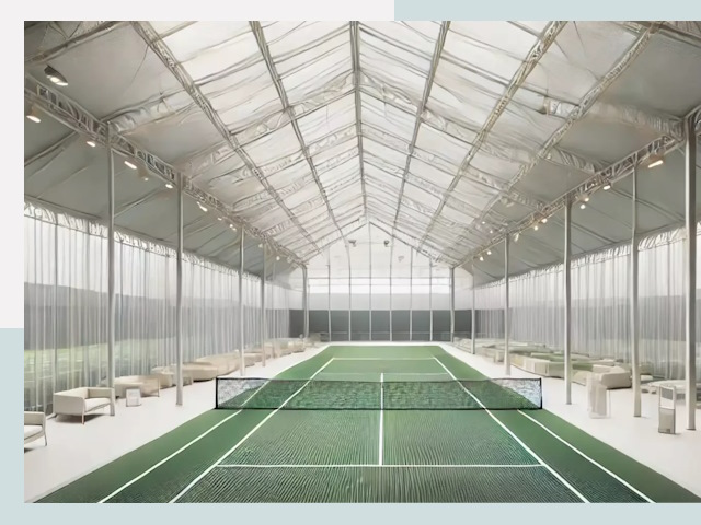 Строительство теннисных кортов в Мелеузе