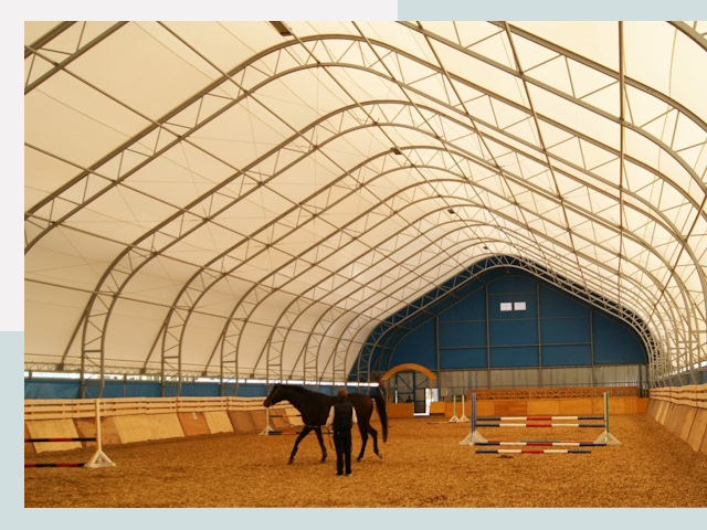 Строительство конных манежей в Мелеузе