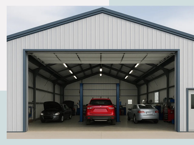 Ангары из сэндвич панелей от 614 руб. в Мелеуз