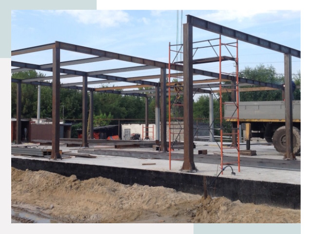 Фундамент для ангаров в Мелеузе